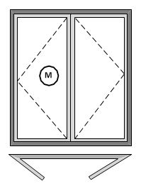 French Doors - Open Out