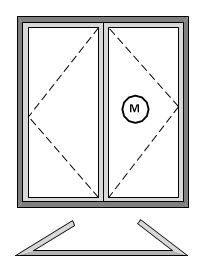 French Door Open In Right Hand Master