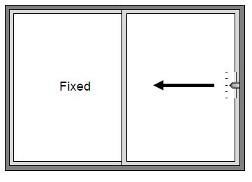 2 Pane Sliding Patio Door