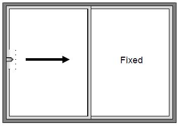 2 Pane Sliding Patio Door
